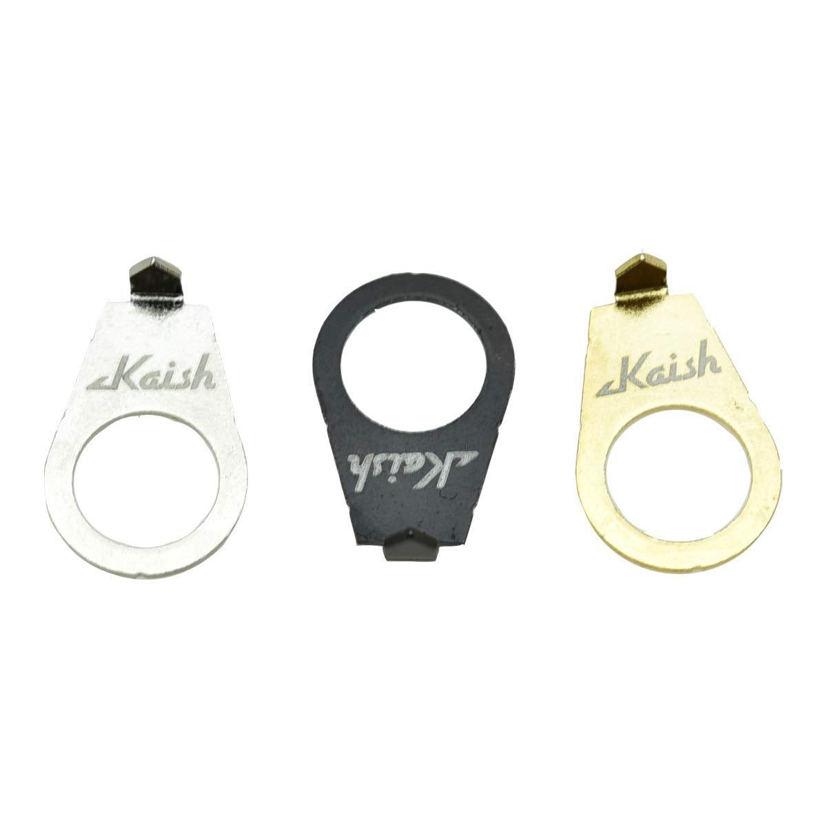 KAISH Set of 4 LP Guitar Knobs Pointer Plate 3/8'' Knob Position Indicator for USA LP Les Paul or CTS Pots Gold